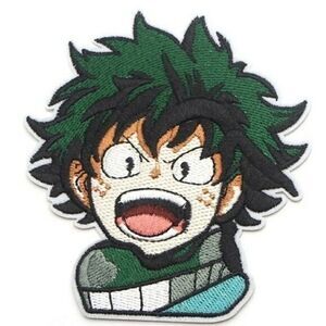 My Hero Academia Izuku Midoriya Patch Anime Embroidered Iron On Applique‎ 3.9"